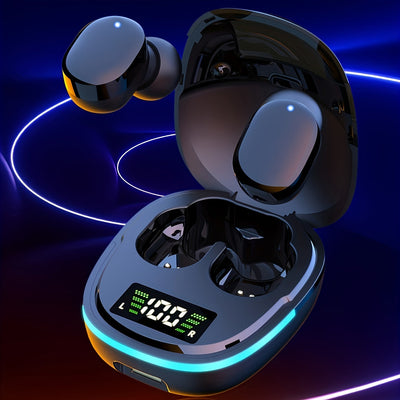 Headphones with LED Display Gaming Design