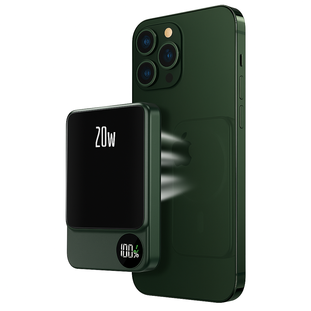 Power Bank Slim Wireless Magnetic Charger