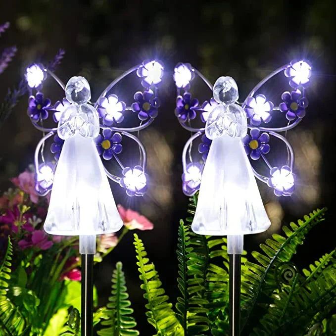 Luminous Haven Solar Angel LED Garden Light – Elegant Outdoor Illumination for Gardens and Memorials