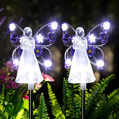 Luminous Haven Solar Angel LED Garden Light – Elegant Outdoor Illumination for Gardens and Memorials