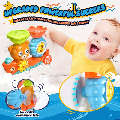 Baby Bath Toy Floating Bear Boat