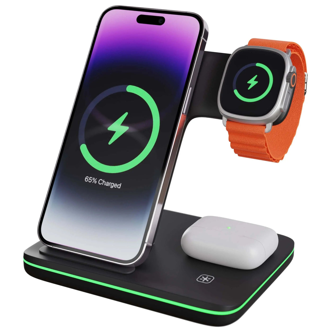 Wireless Charging Dock for iPhone and Apple Watch