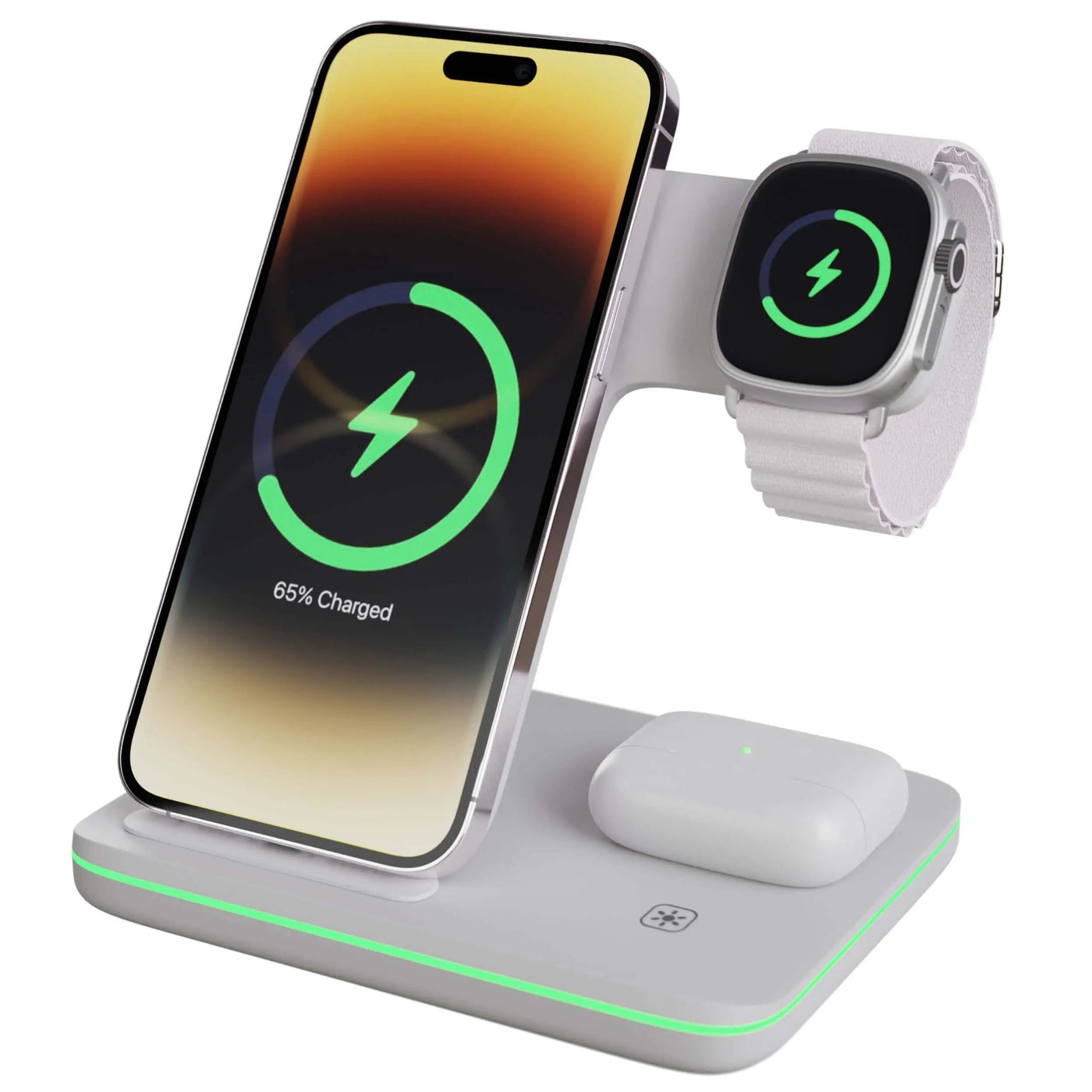 Wireless Charging Dock for iPhone and Apple Watch