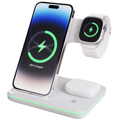 Wireless Charging Dock for iPhone and Apple Watch
