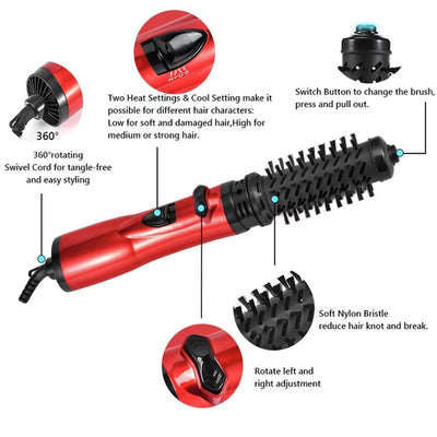 Hot Air Brush Hair Dryer and Volumiser Styler