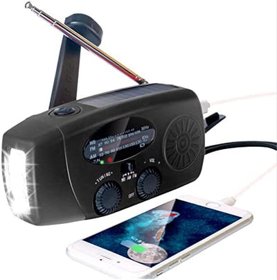 Emergency Solar Hand Crank Survival Radio