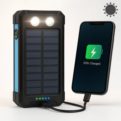 Solar Power Bank Waterproof Hunting Gear Charger