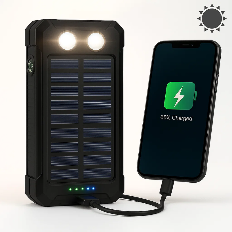 Solar Power Bank Waterproof Hunting Gear Charger