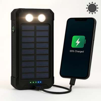 Solar Power Bank Waterproof Hunting Gear Charger