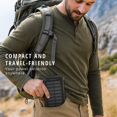 Solar Power Bank Waterproof Hunting Gear Charger