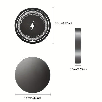 Wireless Magnetic Phone Charger with USB Cable