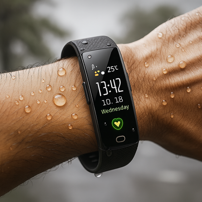 Smart Watch Silicone Fitness Tracker Band