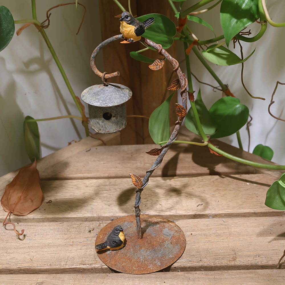 Garden Ornaments Miniature Iron Fairy Set Decor
