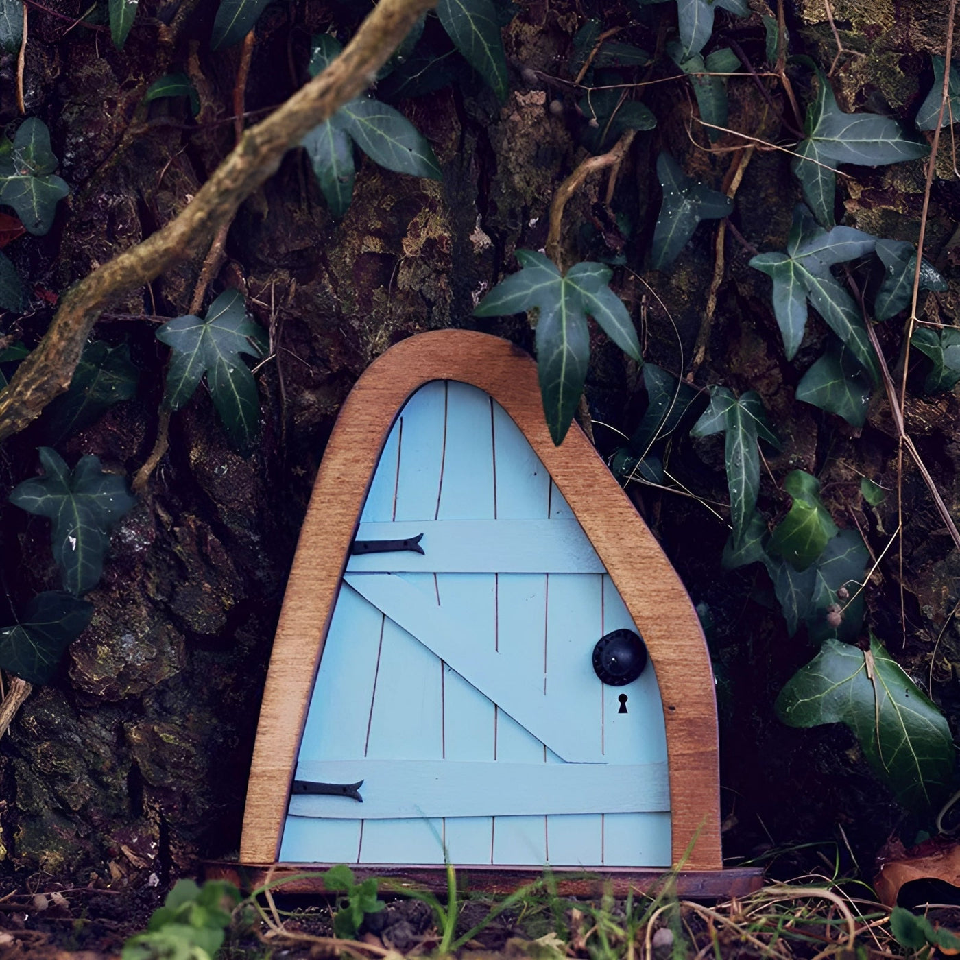 Garden Ornament Miniature Wooden Fairy Door