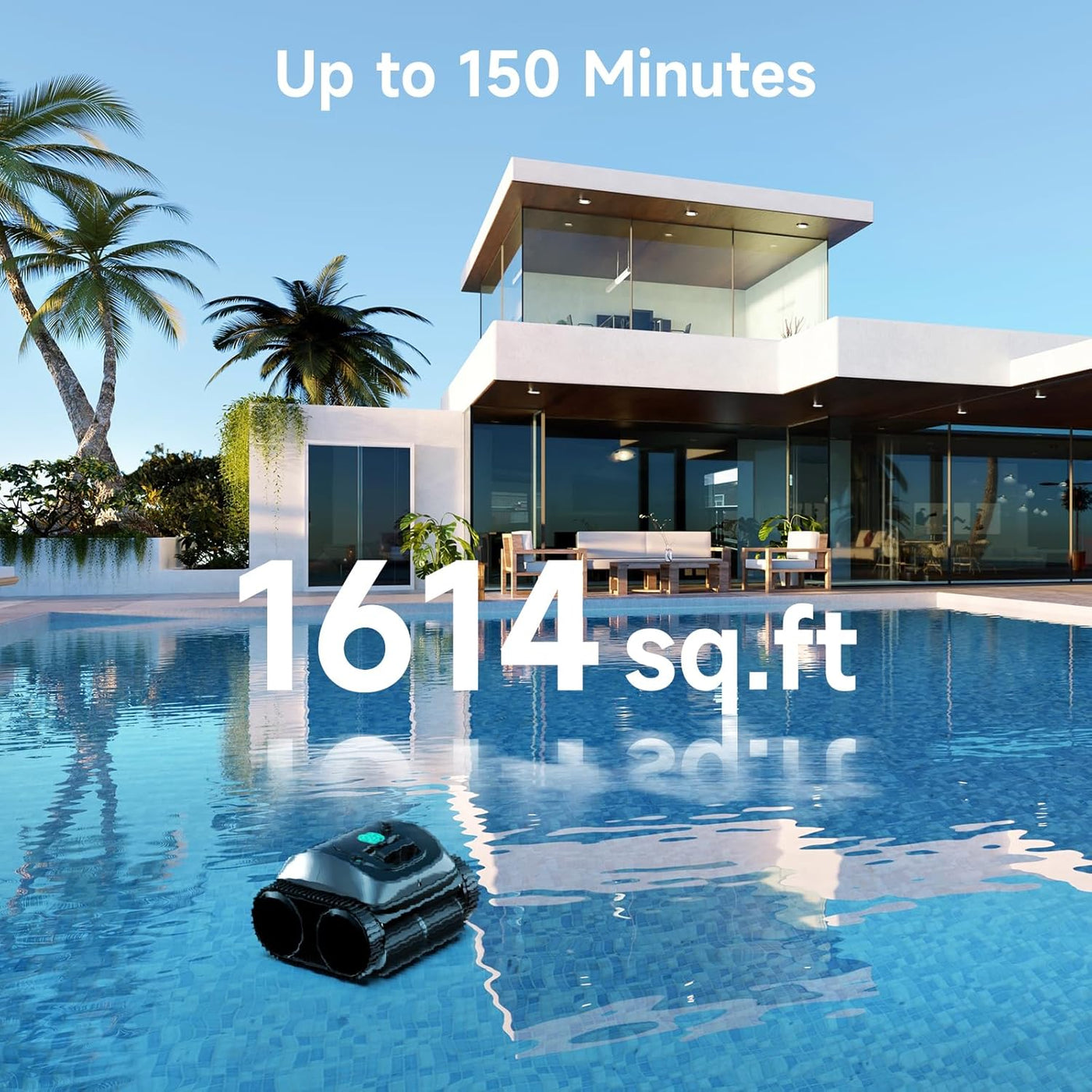Robotic Pool Cleaner Smart Cordless Floor Scrubber