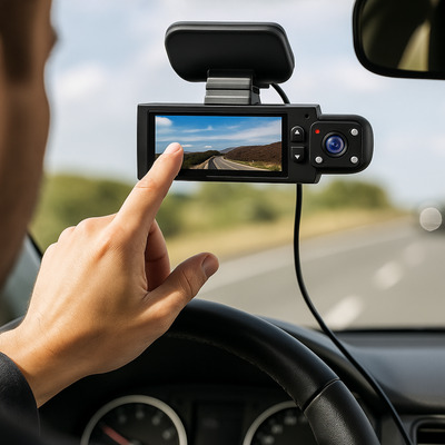 Car Dash Camera Dual Lens WiFi Night Vision Recording