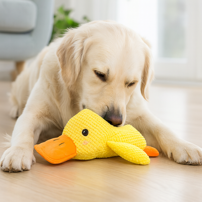 Dog Toy Soft Plush Duck Chew Toy