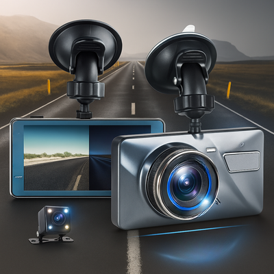 Dash Cam Dual-Lens Night Vision Recorder