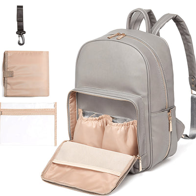Women Vegan Leather Diaper Backpack | Waterproof