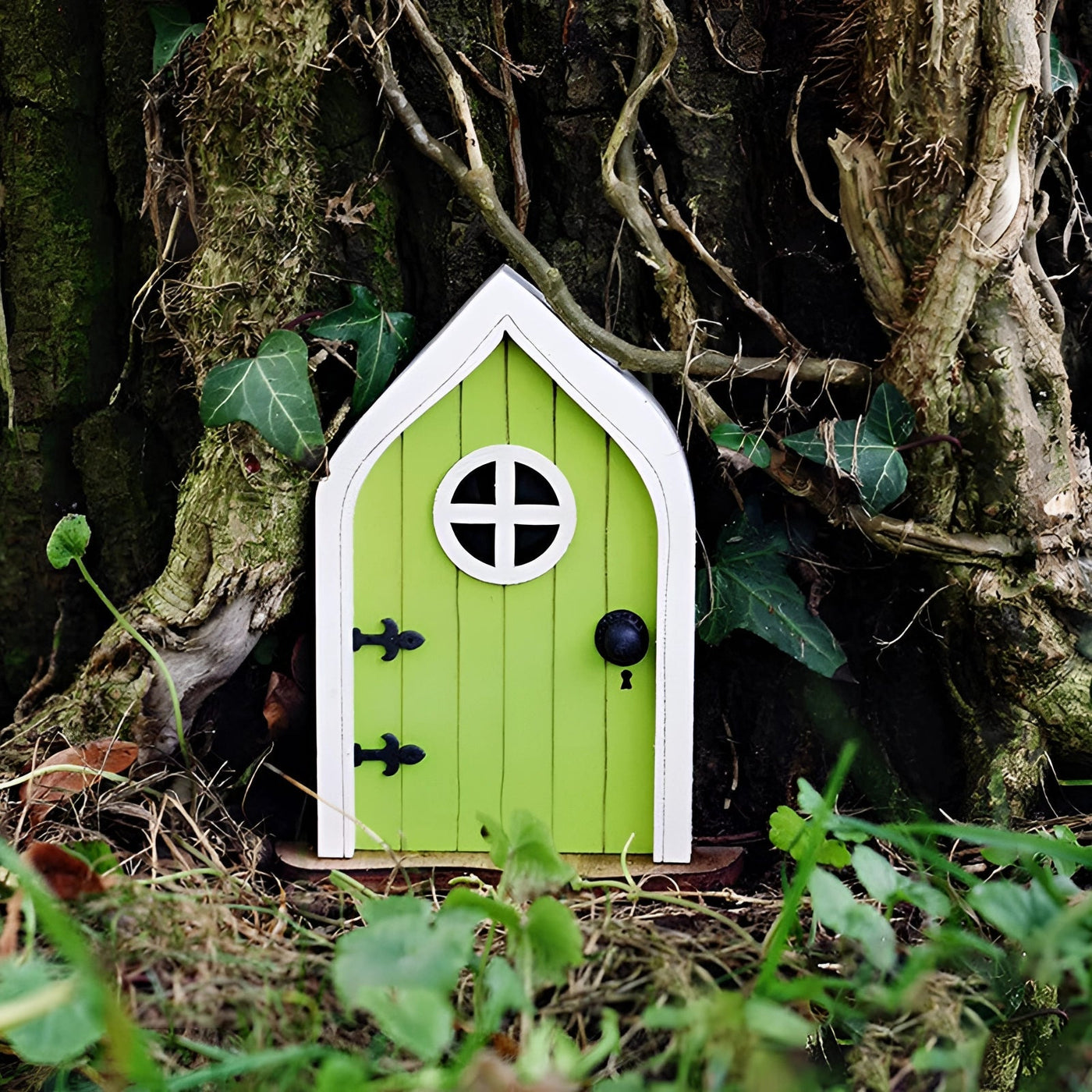 Garden Ornament Miniature Wooden Fairy Door