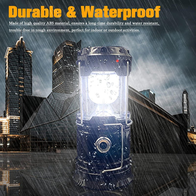 Hunting Gear Solar Rechargeable LED Camping Lantern