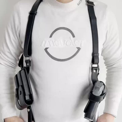 Hunting Gear Leather Shoulder Holster Harness