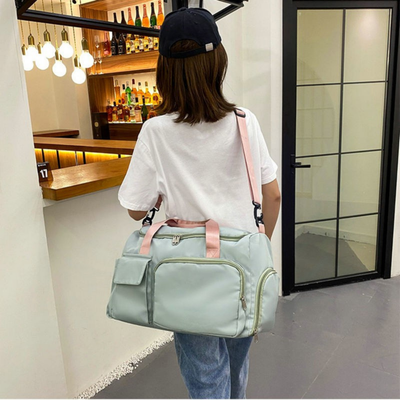 Waterproof Travel Duffel Bag | Large Gym Luggage Shoe Compartment