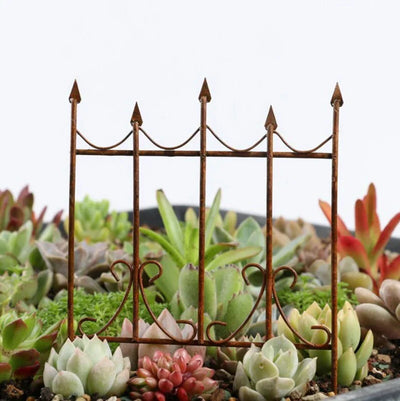 Garden Ornaments Miniature Iron Fairy Set Decor