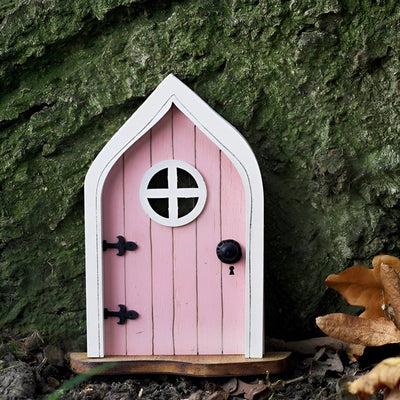 Garden Ornament Miniature Wooden Fairy Door