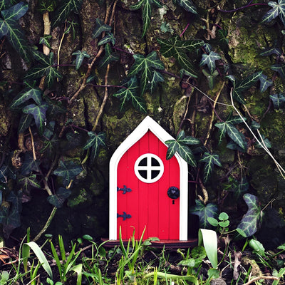 Garden Ornament Miniature Wooden Fairy Door