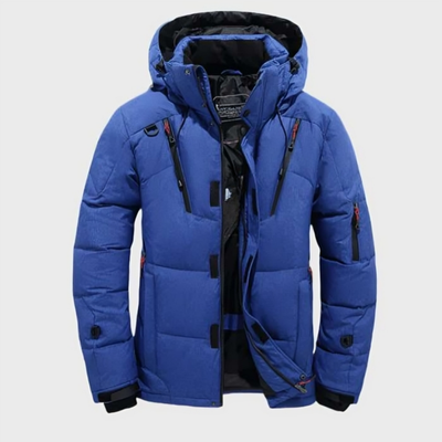 Men’s Waterproof Winter Puffer Jacket | Hooded Parka