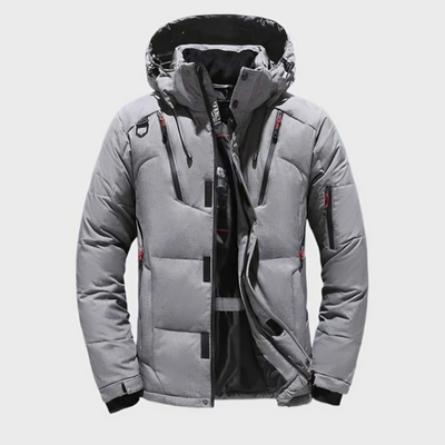 Men’s Waterproof Winter Puffer Jacket | Hooded Parka