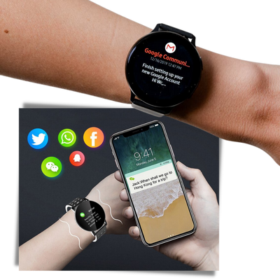 Smart Watch with Waterproof Fitness Tracking