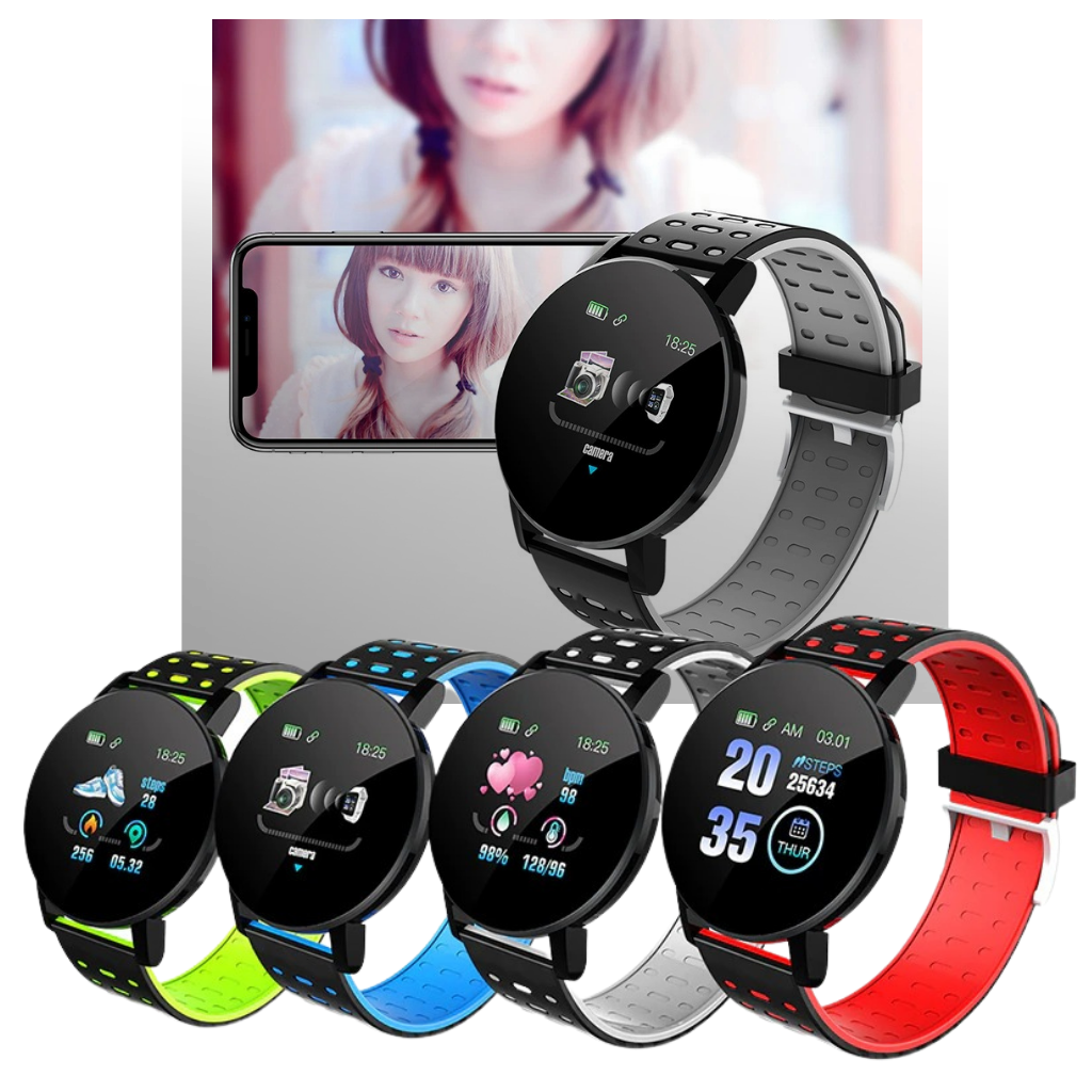 Smart Watch with Waterproof Fitness Tracking