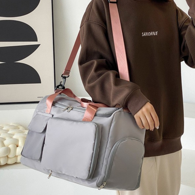 Waterproof Travel Duffel Bag | Large Gym Luggage Shoe Compartment