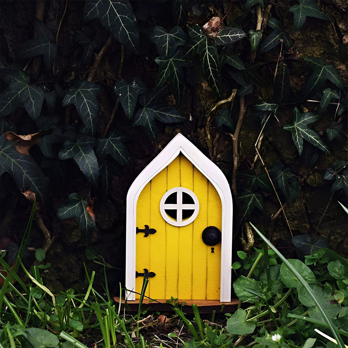 Garden Ornament Miniature Wooden Fairy Door