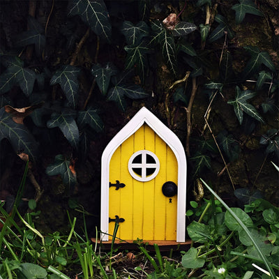 Garden Ornament Miniature Wooden Fairy Door