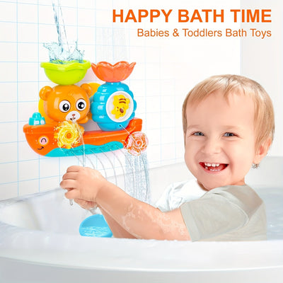 Baby Bath Toy Floating Bear Boat