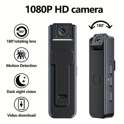Mini Camera with Clip for Video Recording