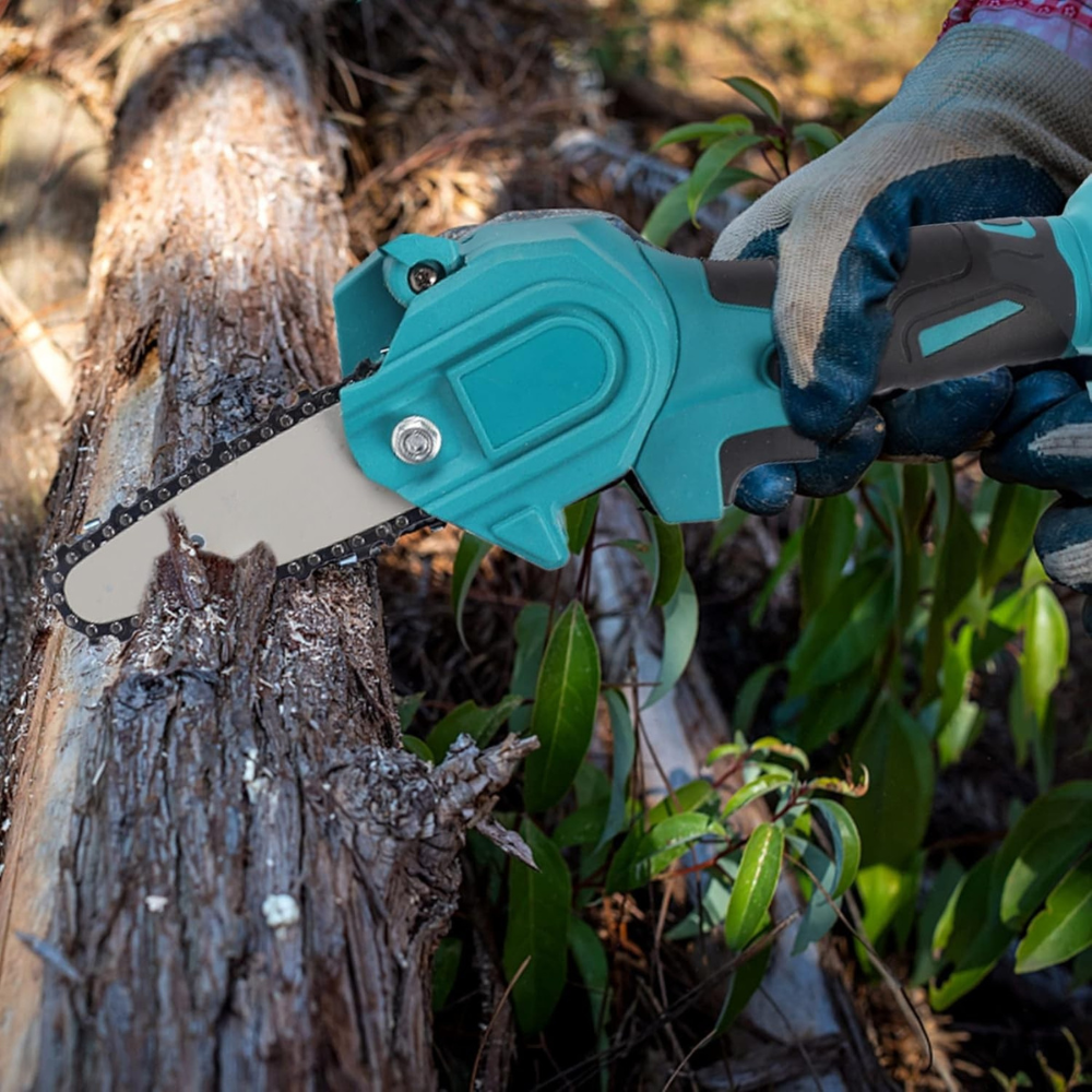 Cordless Mini Chainsaw Lightweight Garden Cutter
