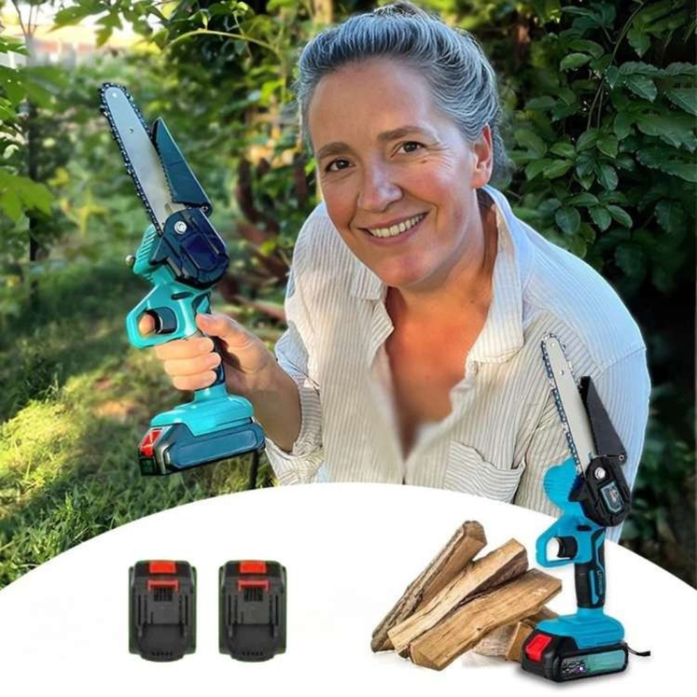 Cordless Mini Chainsaw Lightweight Garden Cutter