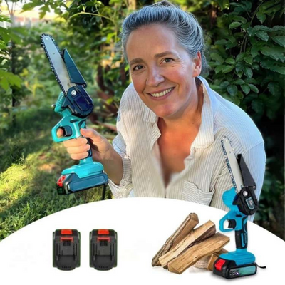 Cordless Mini Chainsaw Lightweight Garden Cutter