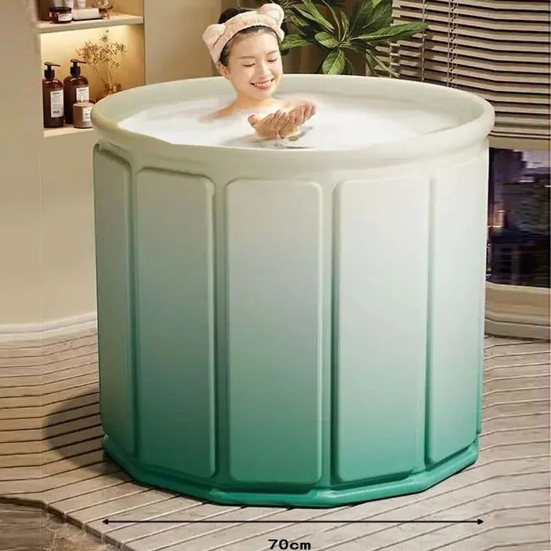 Portable Freestanding Plastic Bath Tub for Adults