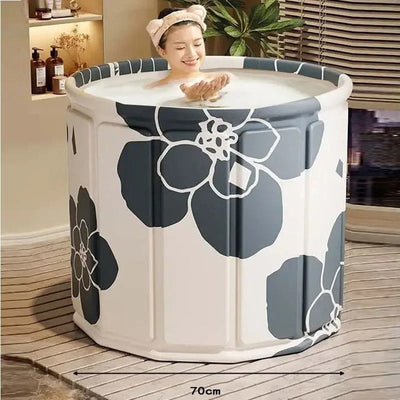 Portable Freestanding Plastic Bath Tub for Adults