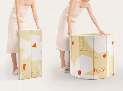Portable Freestanding Plastic Bath Tub for Adults