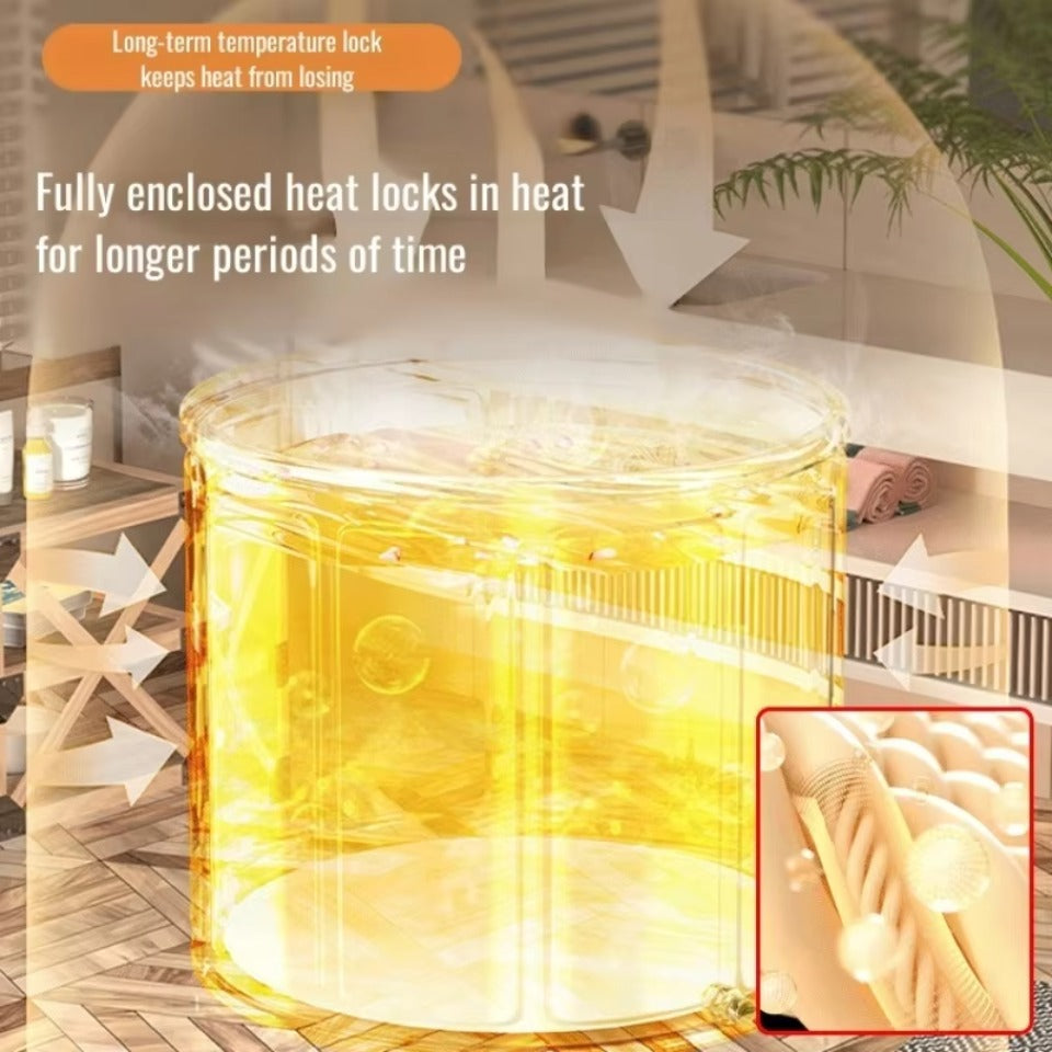Portable Freestanding Plastic Bath Tub for Adults