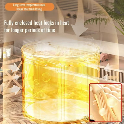 Portable Freestanding Plastic Bath Tub for Adults