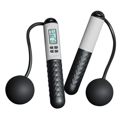 Skipping rope cordless digital home workout tool