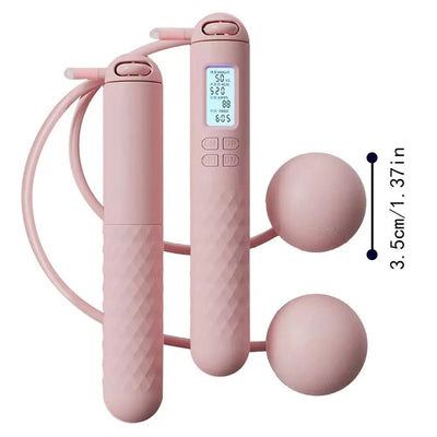 Skipping rope cordless digital home workout tool