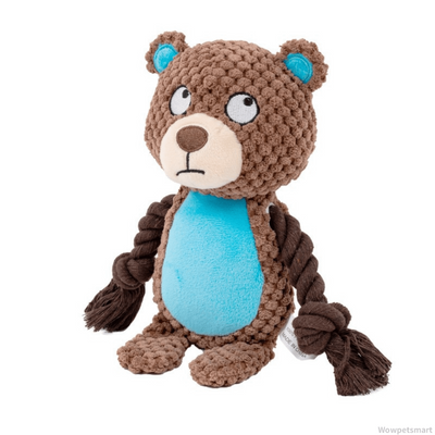 Durable Plush Dog Toy Heavy Chewer